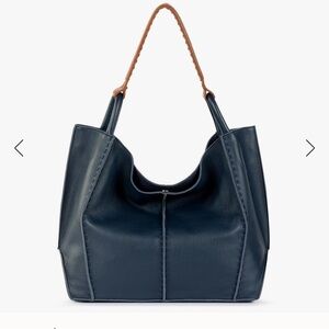 THE SAK Los Feliz Large Leather Tote in Indigo